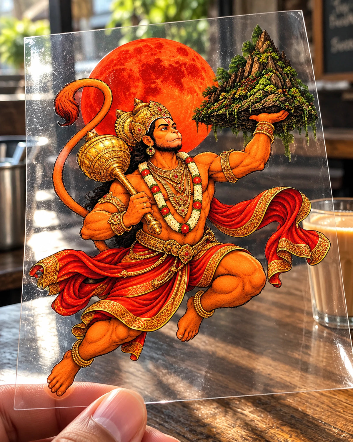 Pawan Putra Udaan hard surface patch on clear film