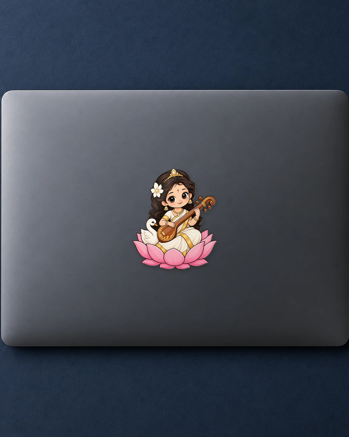 Little Saraswati hard surface patch mockup