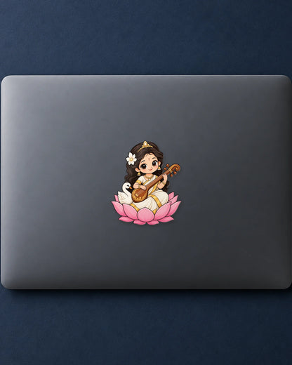 Little Saraswati hard surface patch mockup