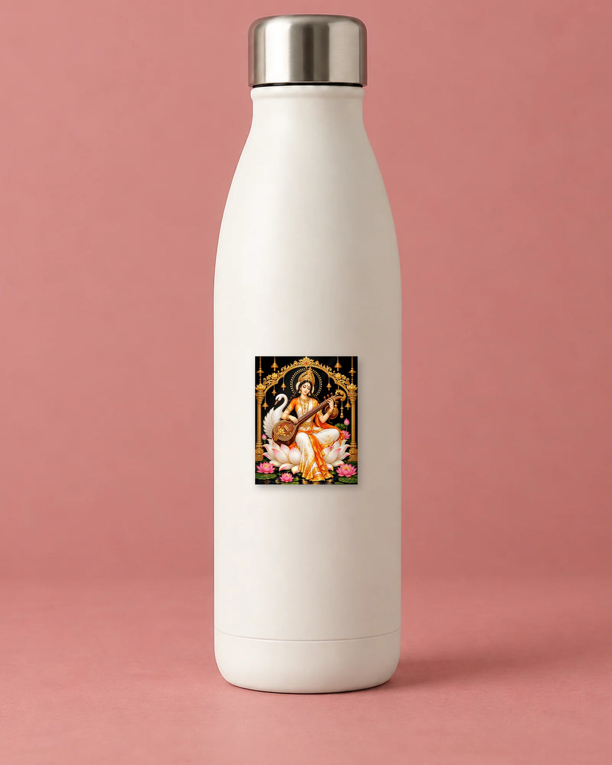 Saraswati Veena Frame hard surface patch mockup
