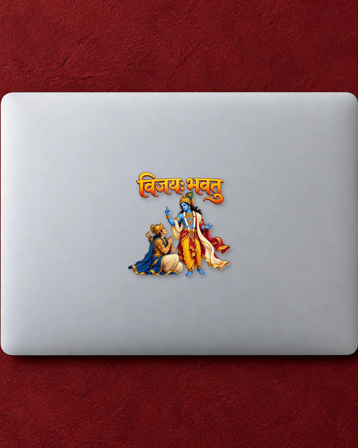 Vijayah Bhavatu hard surface patch mockup