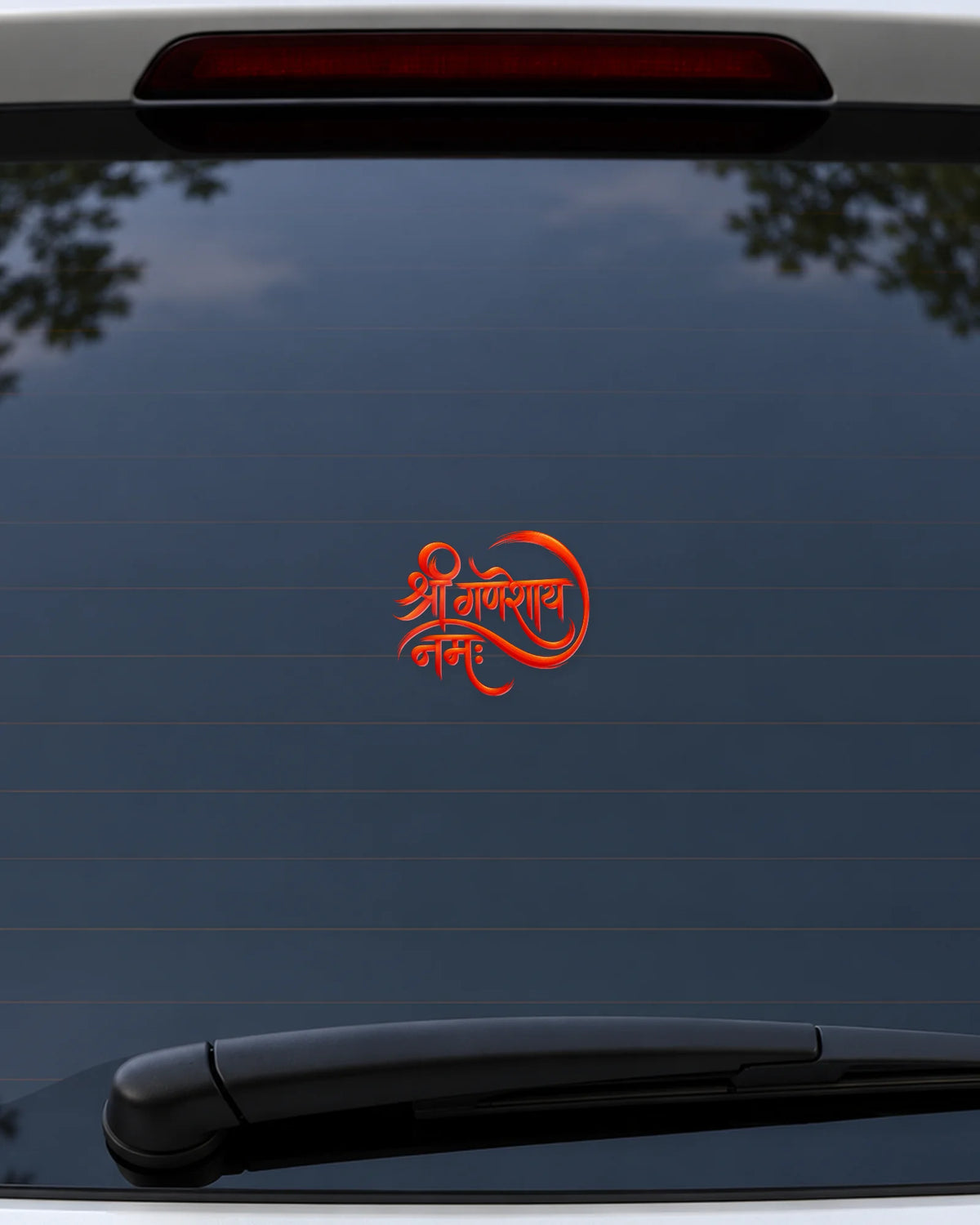 Shri Ganeshay Namah hard surface patch mockup