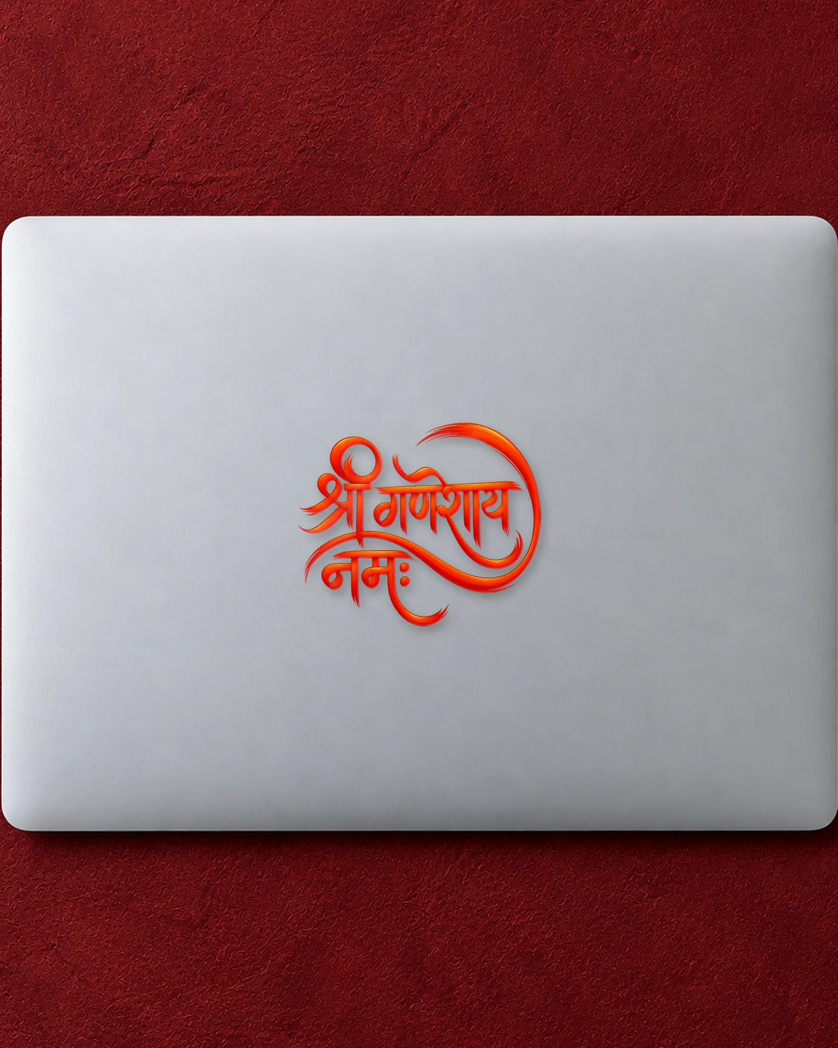 Shri Ganeshay Namah hard surface patch mockup
