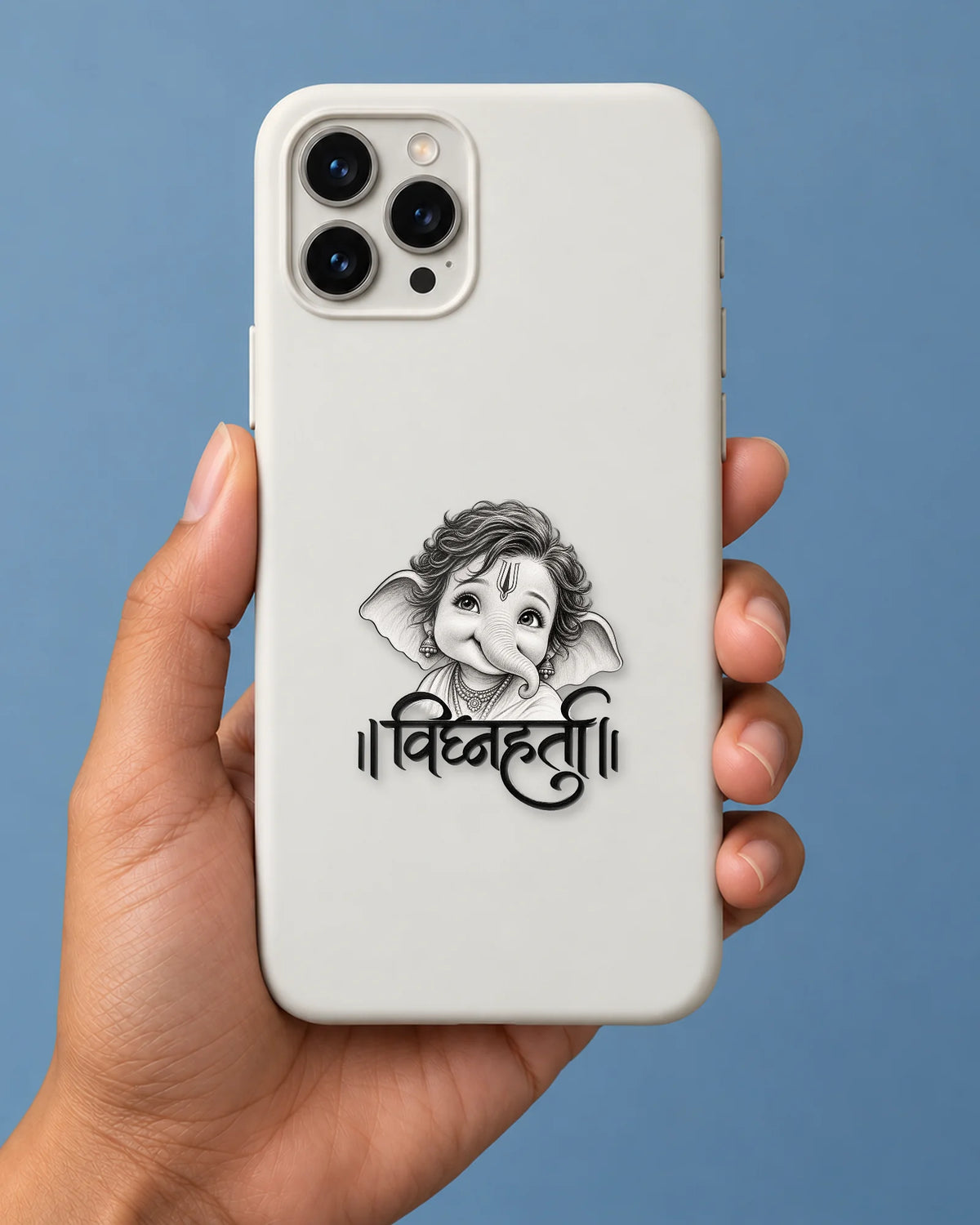 Vighnaharta hard surface patch mockup