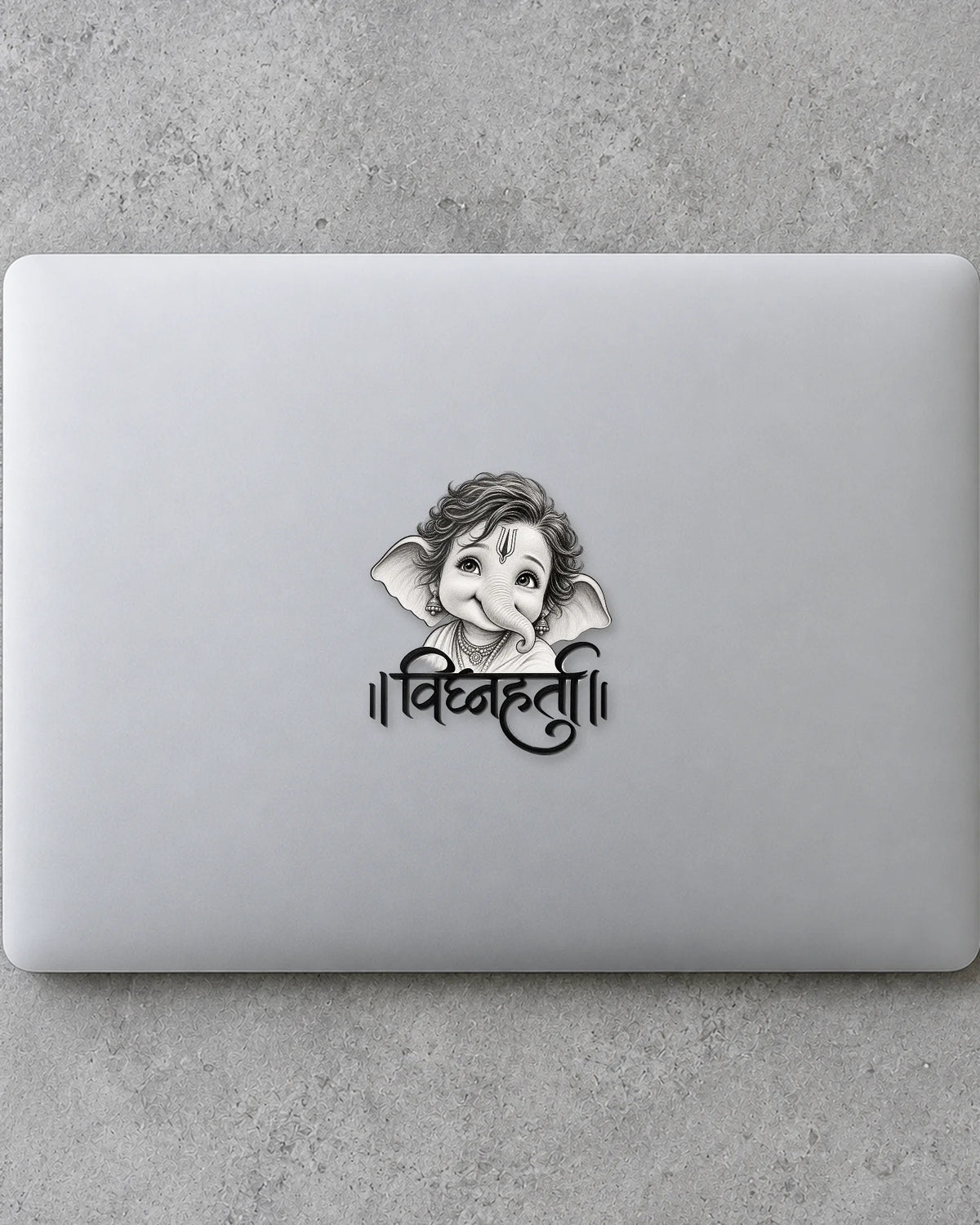 Vighnaharta hard surface patch mockup