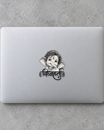 Vighnaharta hard surface patch mockup