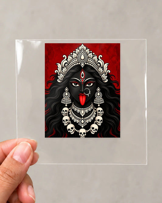 Kali Mukh hard surface patch on clear film