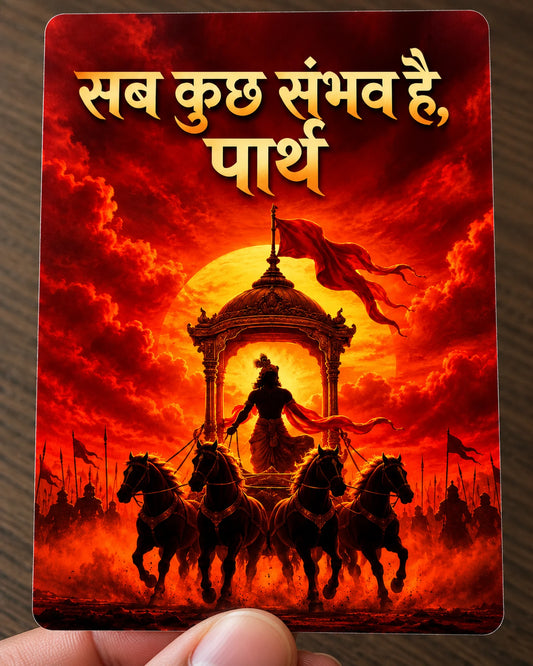 Sab Kuch Sambhav Parth hard surface patch on clear film