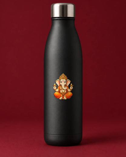 Diya Ganesha hard surface patch mockup