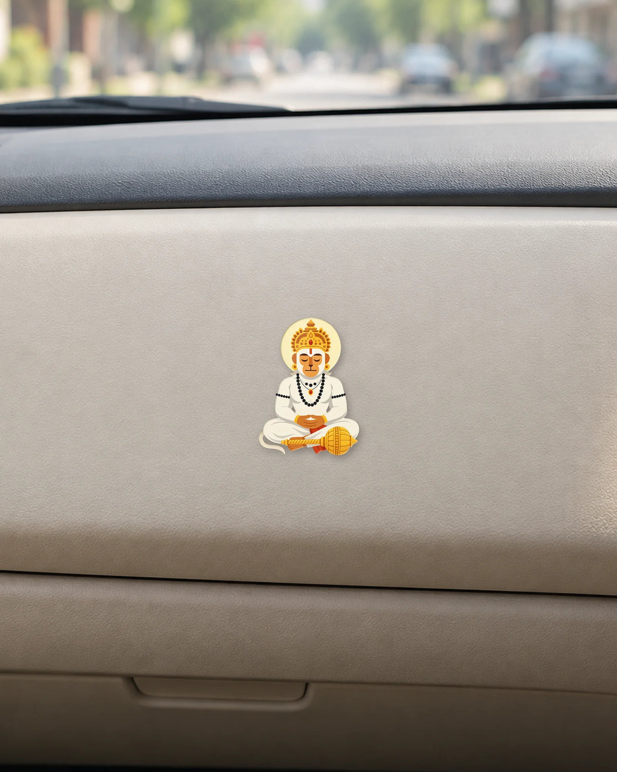 Dhyan Hanuman hard surface patch mockup