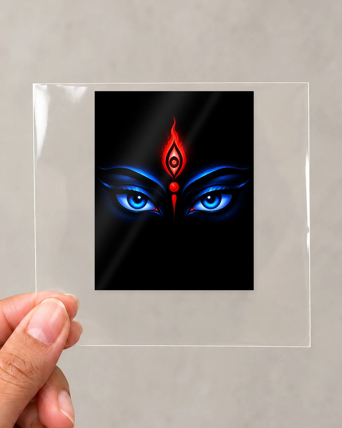 Kali Drishti hard surface patch on clear film