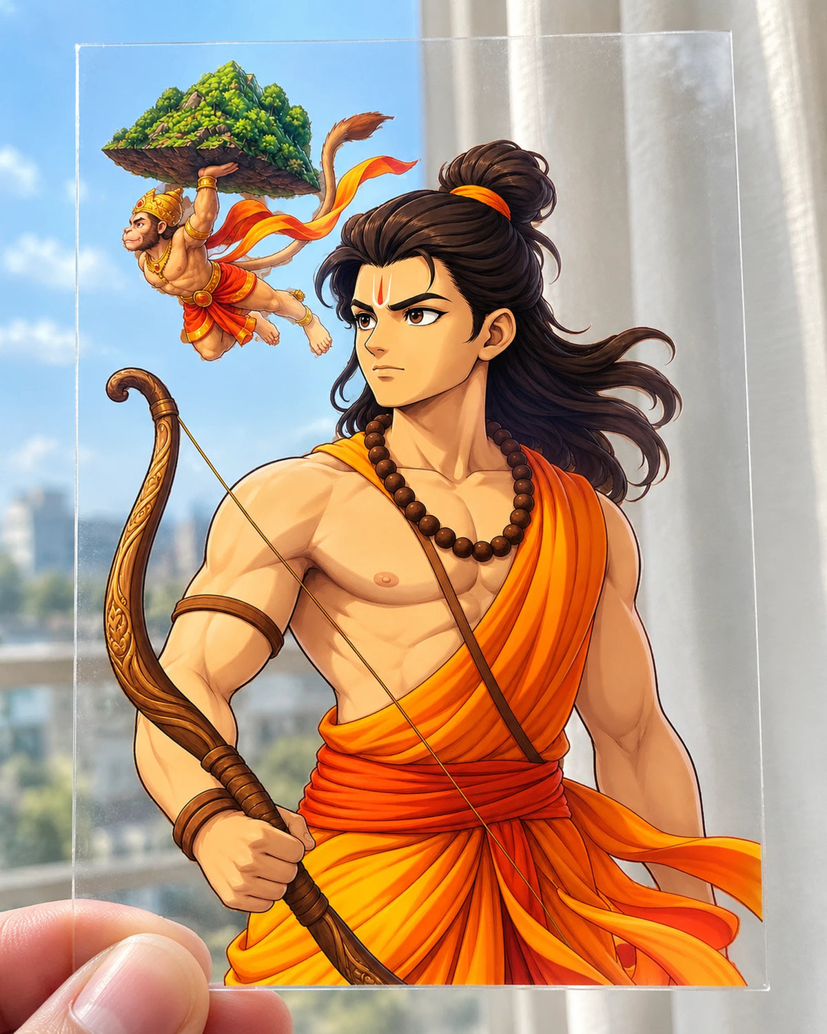 Ram Aur Pawanputra hard surface patch on clear film