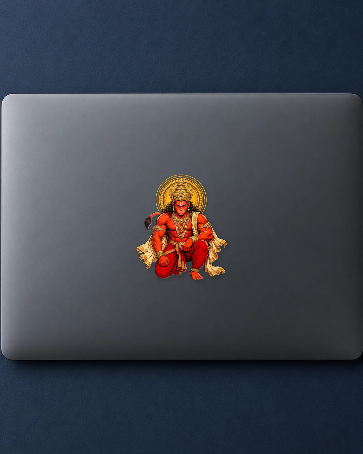 Sindoori Hanuman hard surface patch mockup