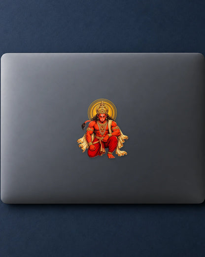 Sindoori Hanuman hard surface patch mockup