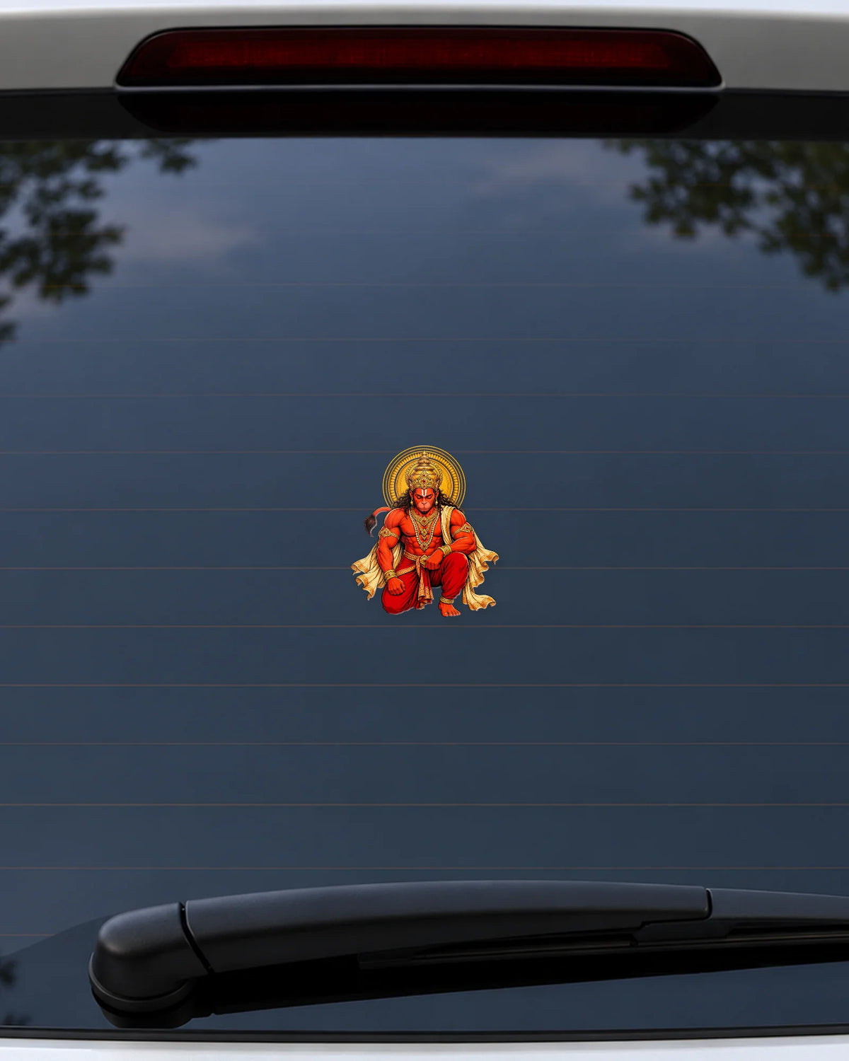 Sindoori Hanuman hard surface patch mockup