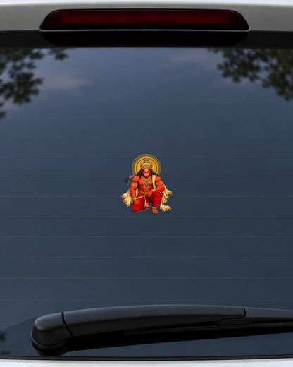 Sindoori Hanuman hard surface patch mockup
