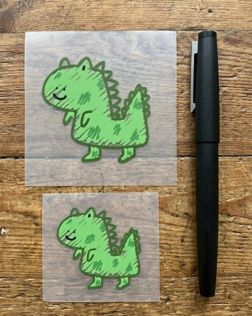 The Scribble-Saurus | Iron-on Patch | Meadow Manor