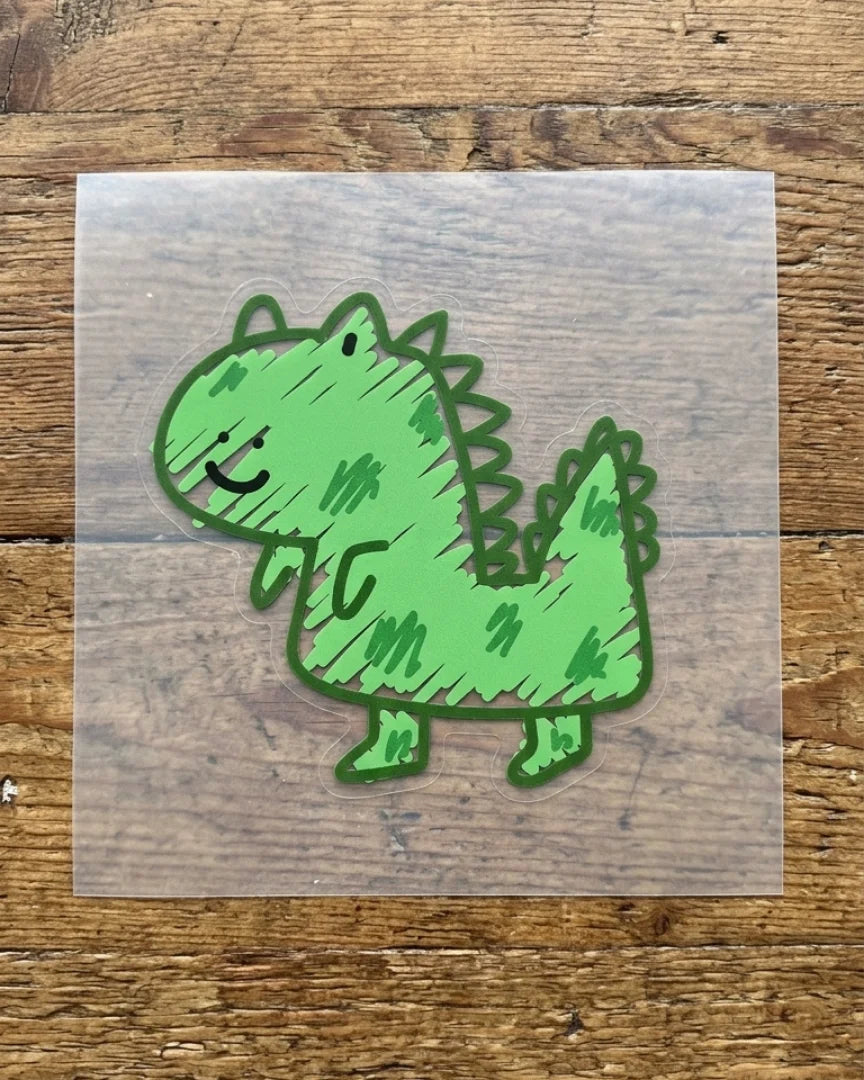 The Scribble-Saurus | Iron-on Patch | Meadow Manor