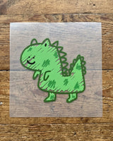 The Scribble-Saurus | Iron-on Patch | Meadow Manor