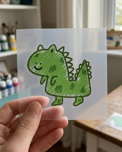 The Scribble-Saurus | Iron-on Patch | Meadow Manor