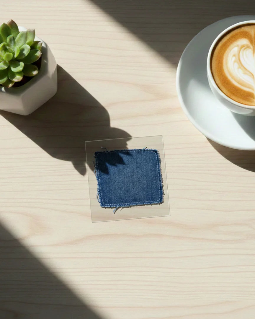 Denim Base | Iron-on Patch | Cosmic Threads