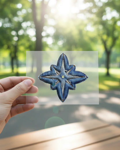 Guiding Star | Iron-on Patch | Cosmic Threads