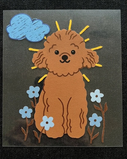 Sunny Pup | Iron-on Patch | Pawfect Vibes