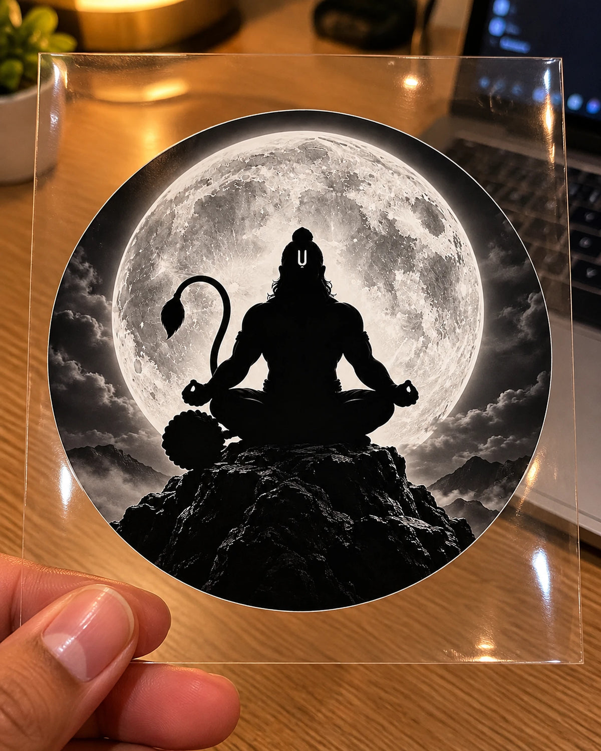 Chandra Dhyan hard surface patch on clear film