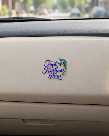 Trust In Krishna's Plan hard surface patch mockup