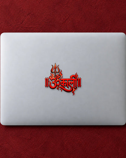 Om Kali hard surface patch mockup