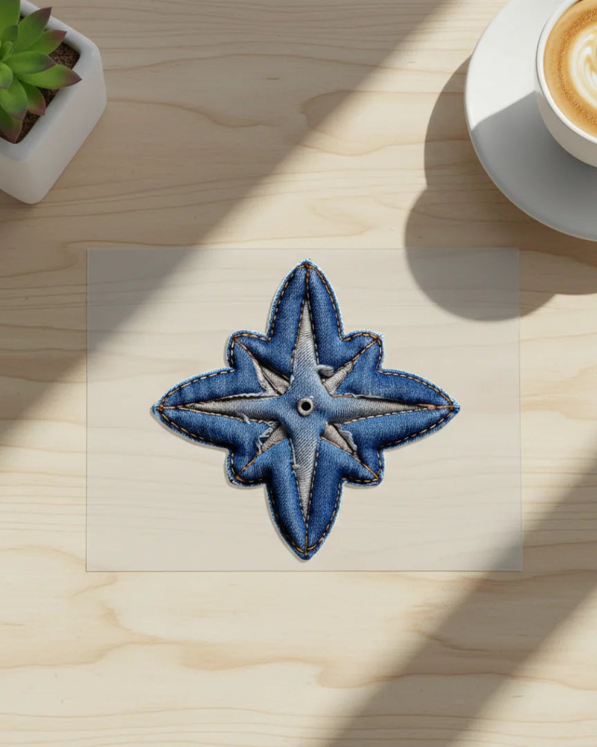 Guiding Star | Iron-on Patch | Cosmic Threads