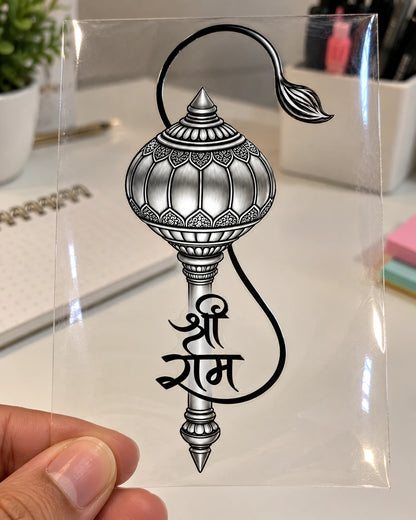 Shri Ram Gada hard surface patch on clear film