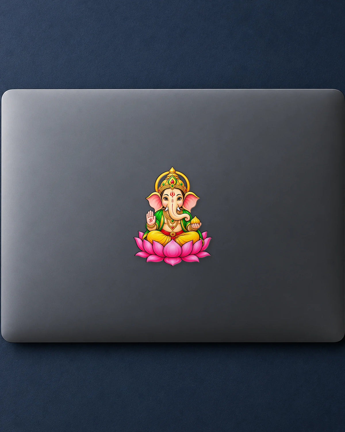 Kamalasan Ganesha hard surface patch mockup