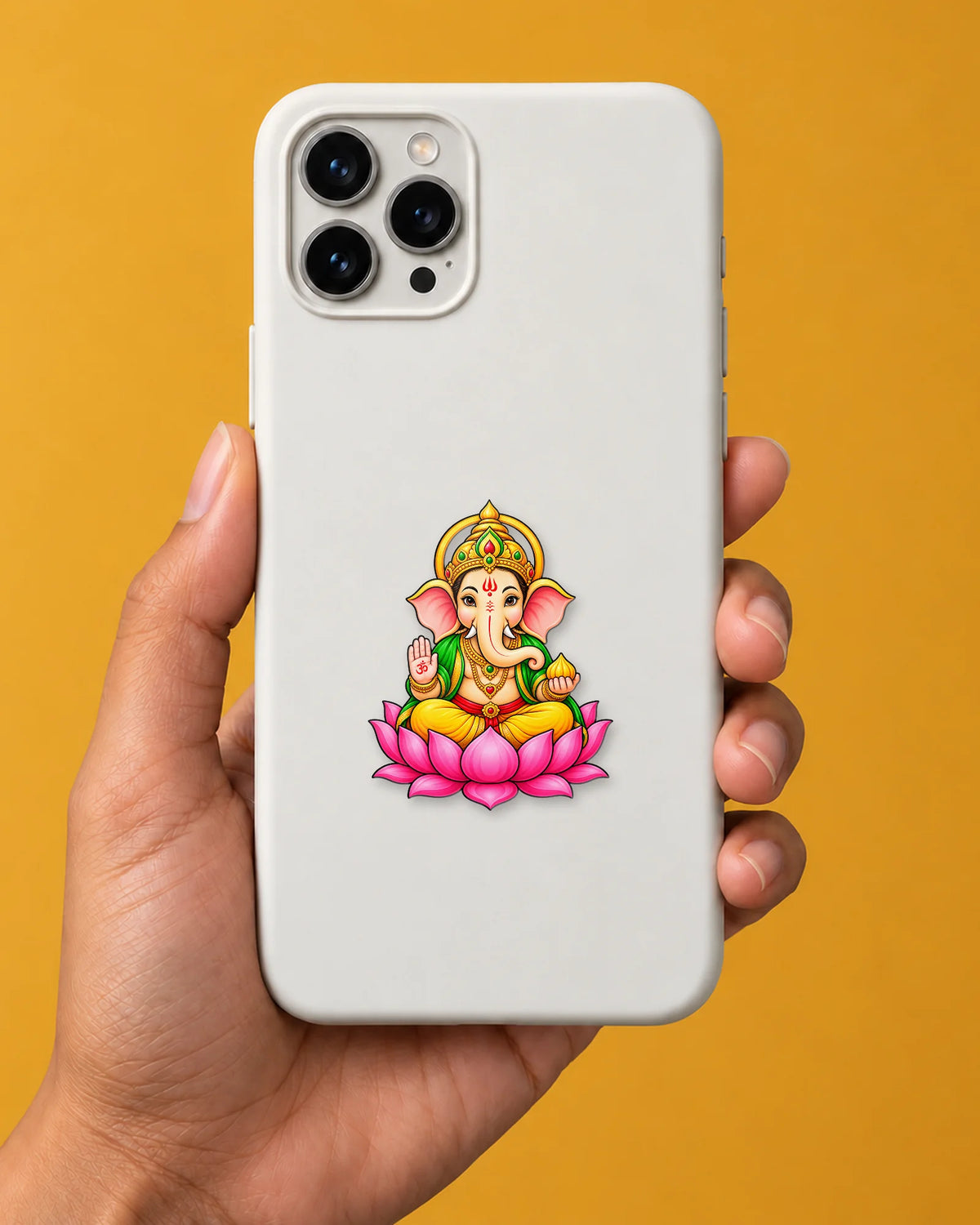 Kamalasan Ganesha hard surface patch mockup