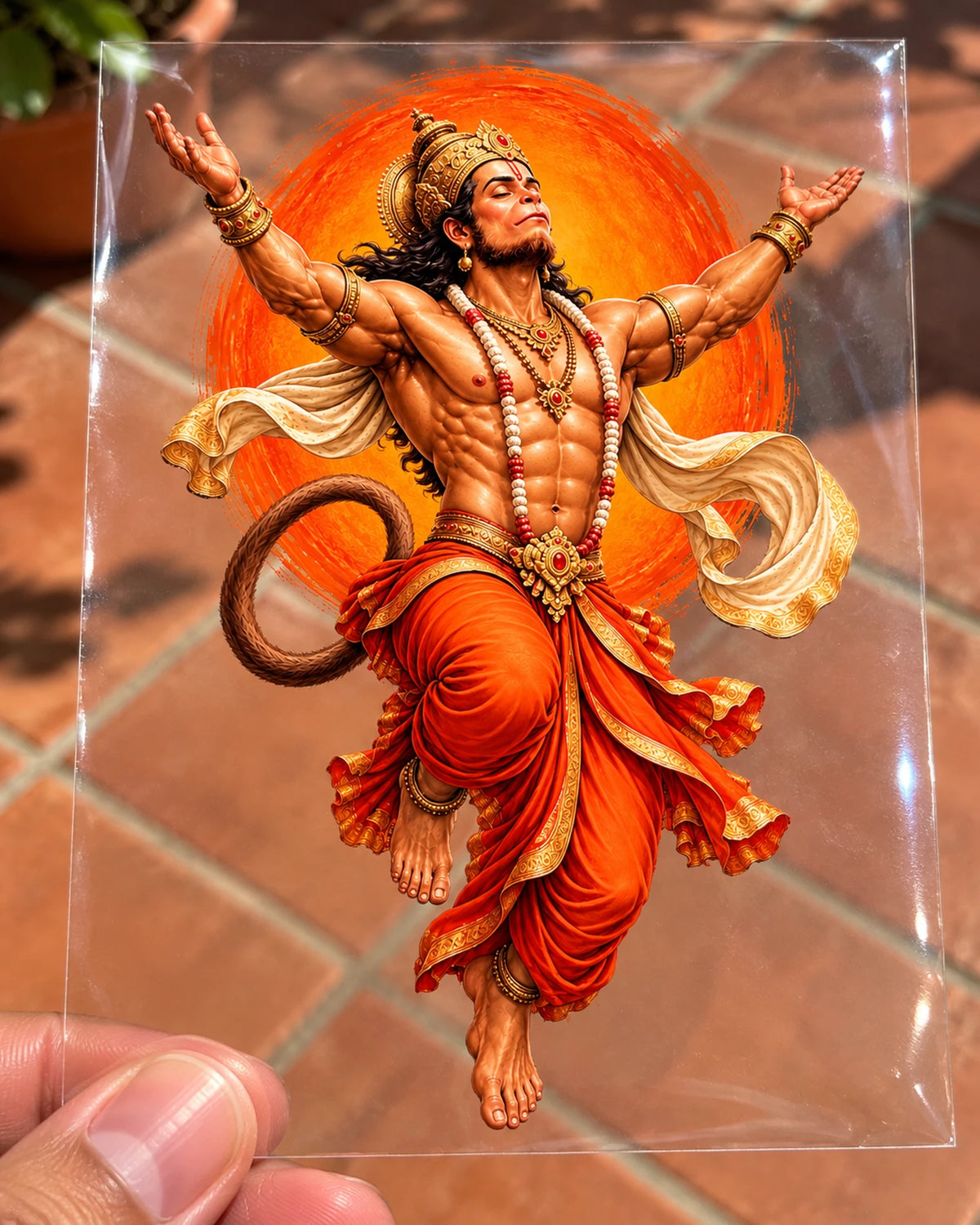 Mahaveer hard surface patch on clear film