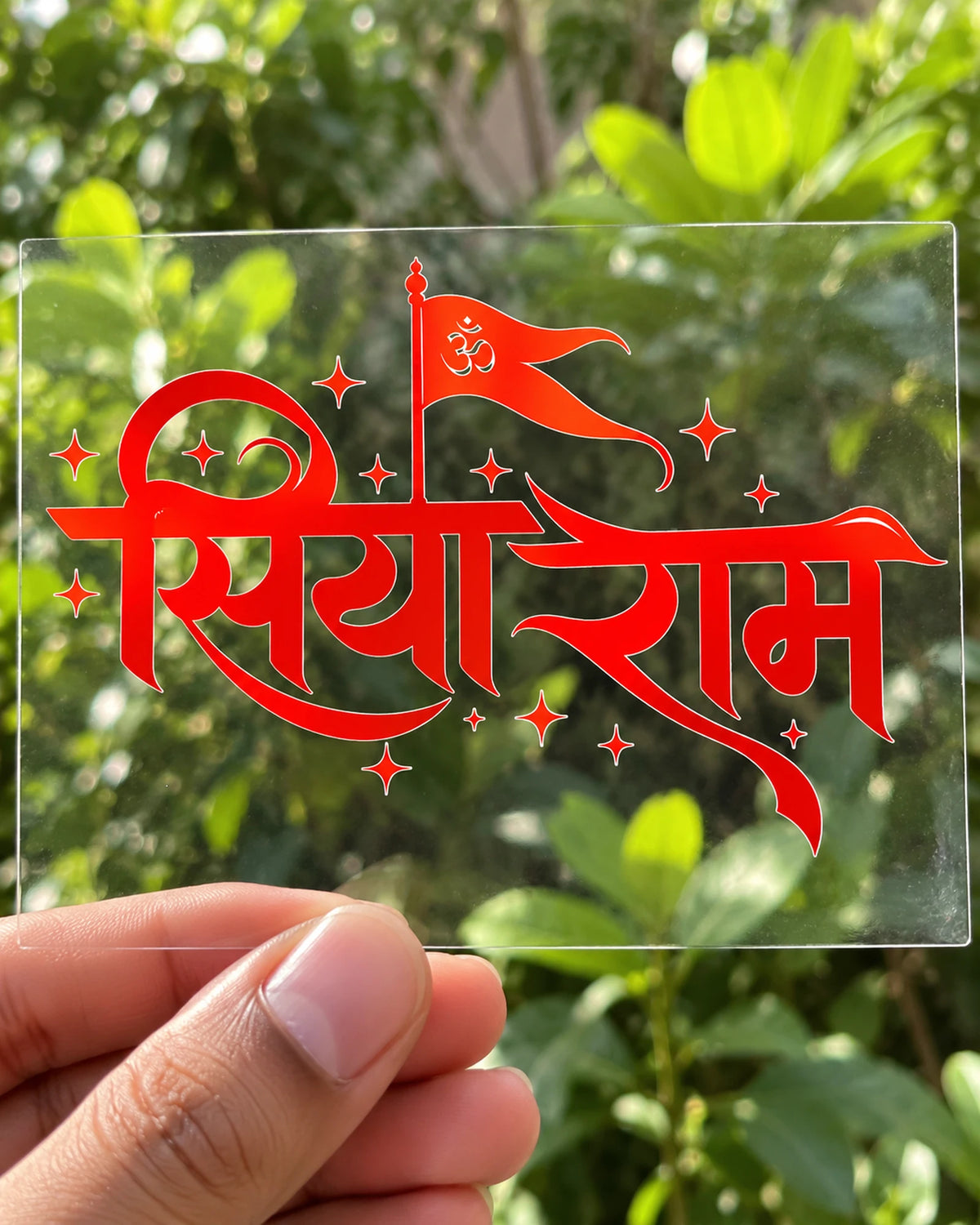 Siyaram hard surface patch on clear film