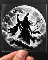 Chakra Moon hard surface patch on clear film