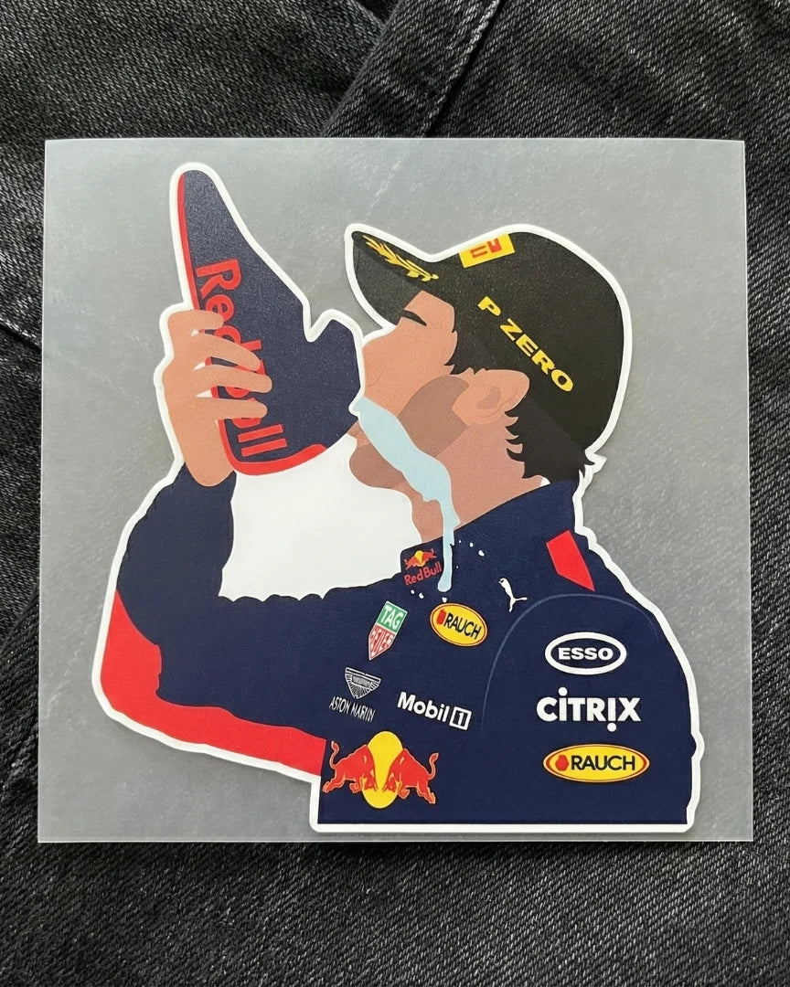 Victory Sip | Iron-on Patch | Pole Position