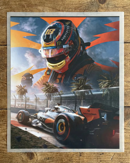 Redline Glance | Iron-on Patch | Pole Position