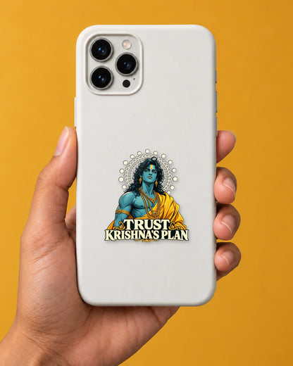 Trust Krishna's Plan Halo hard surface patch mockup