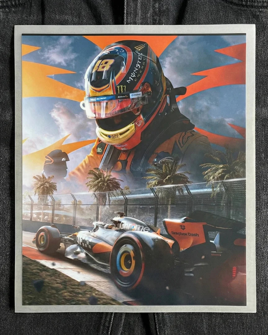 Redline Glance | Iron-on Patch | Pole Position