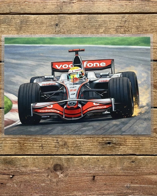 Pitlane Peek | Iron-on Patch | Pole Position