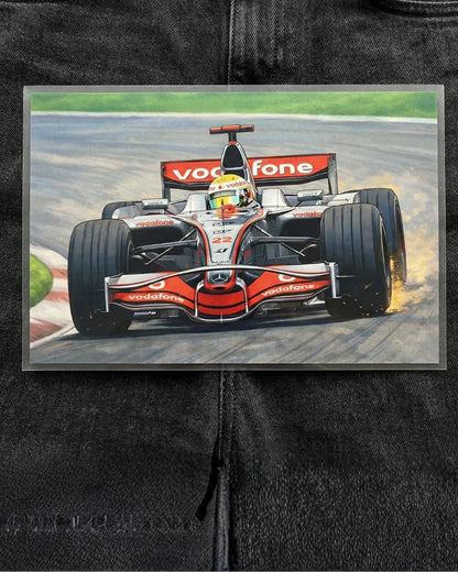 Pitlane Peek | Iron-on Patch | Pole Position