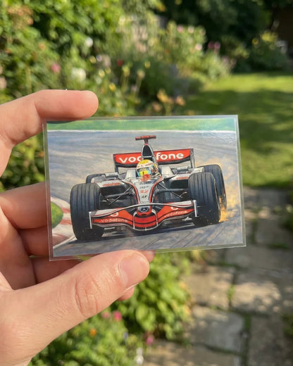 Pitlane Peek | Iron-on Patch | Pole Position