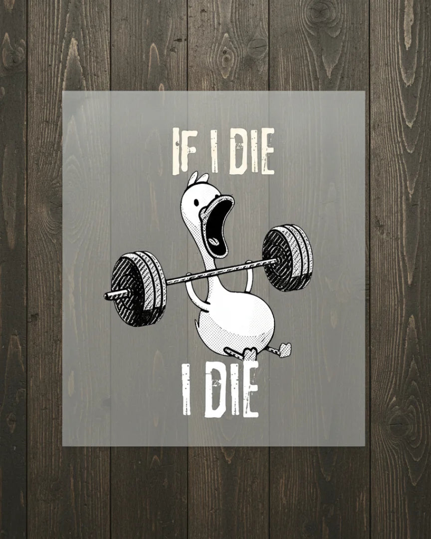 If I Die, I Die | Iron-on Patch | Lift Cult