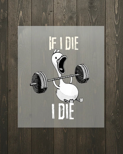 If I Die, I Die | Iron-on Patch | Lift Cult