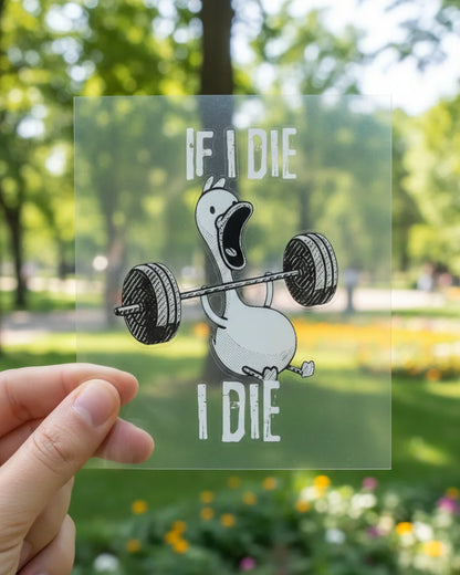 If I Die, I Die | Iron-on Patch | Lift Cult