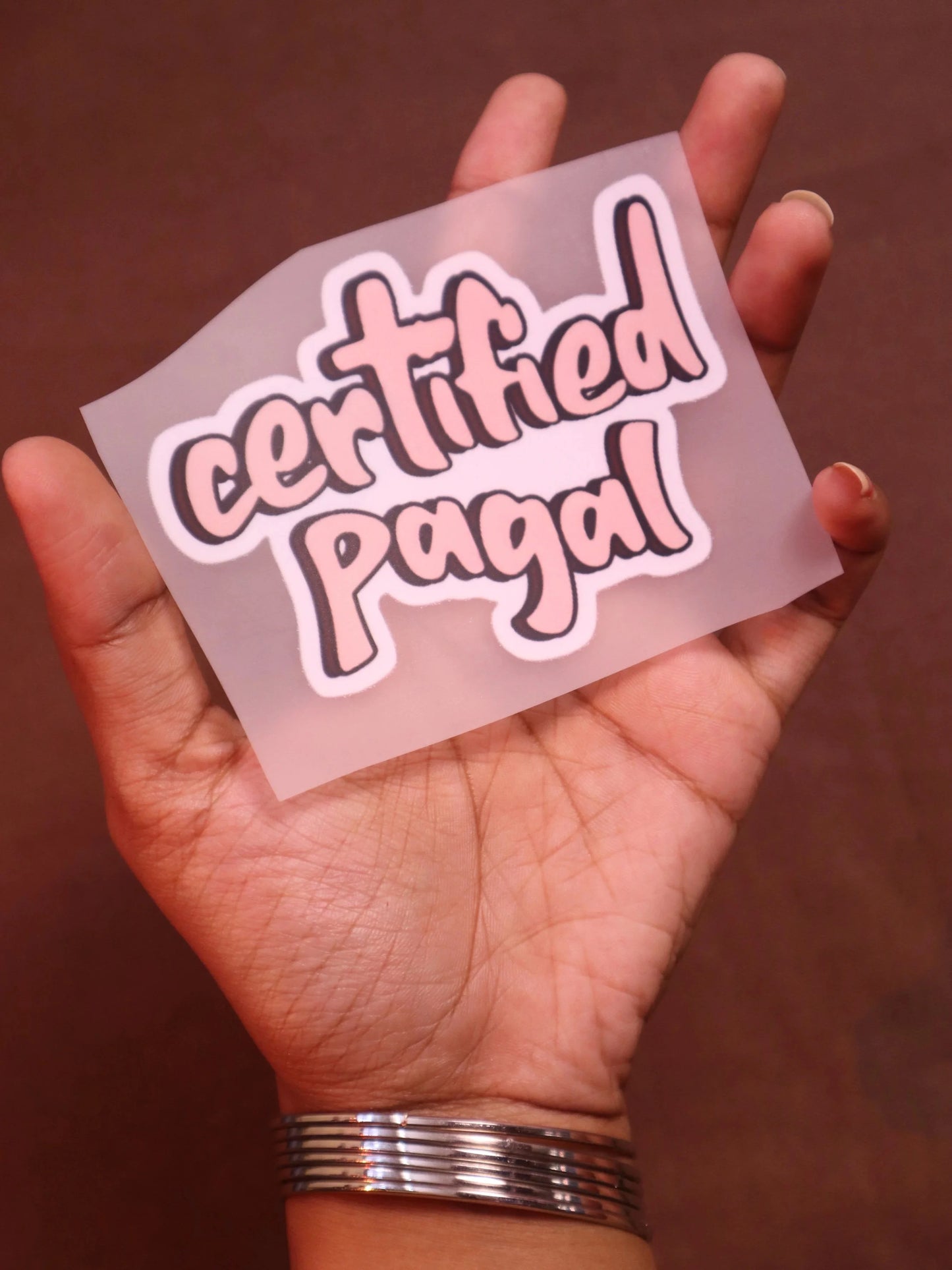 Certified Pagal | Iron-on Patch | Bindaas Bol