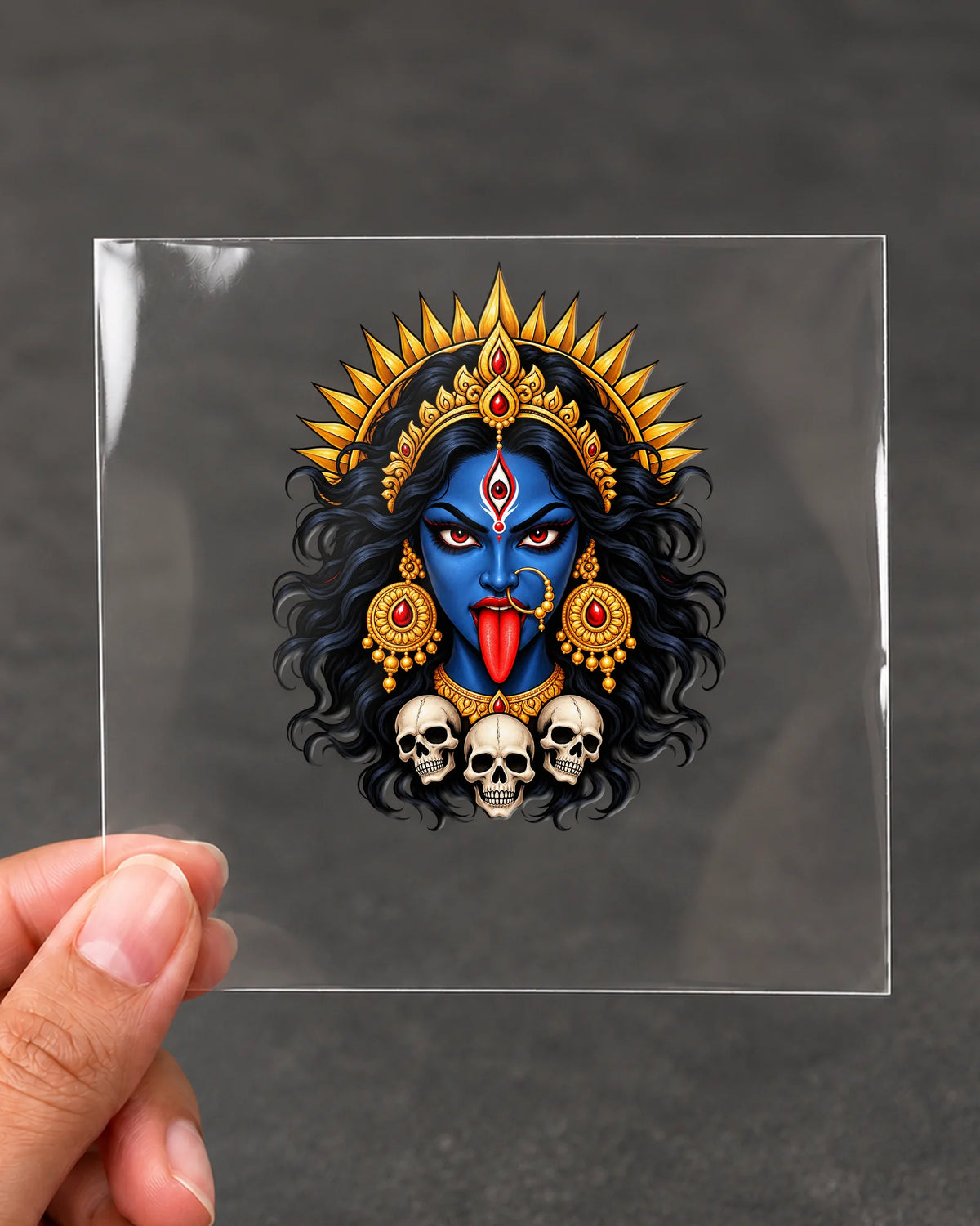 Kali Kapaal hard surface patch on clear film