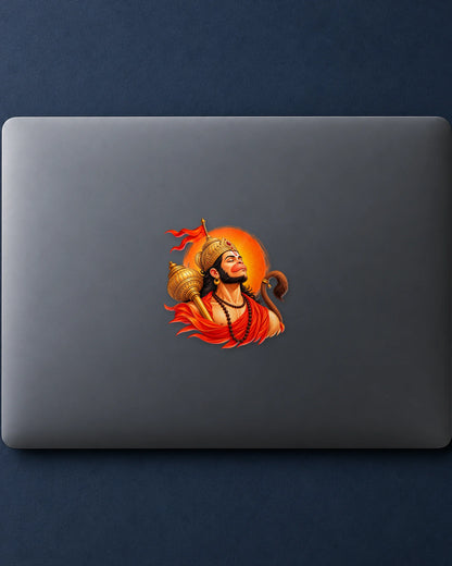 Bhagwa Bajrang hard surface patch mockup